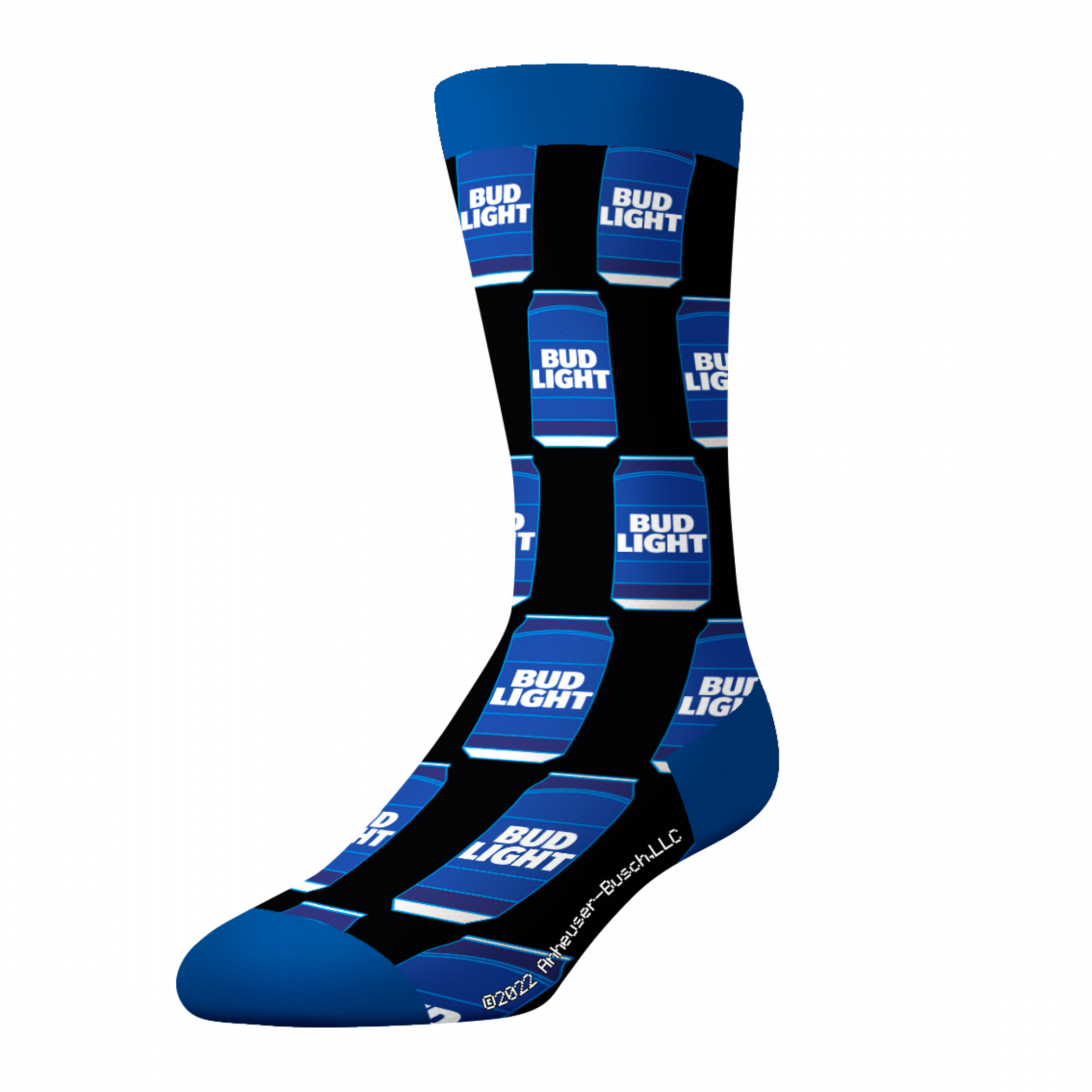 Bud Light Can and Logo 3-Pack Crew Socks